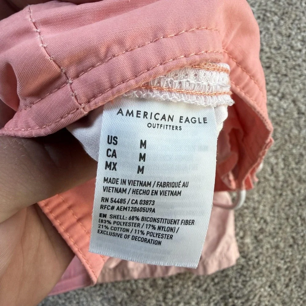 American Eagle Outfitters Swim Shorts Mens Medium Pink Ombré Trunks Beach